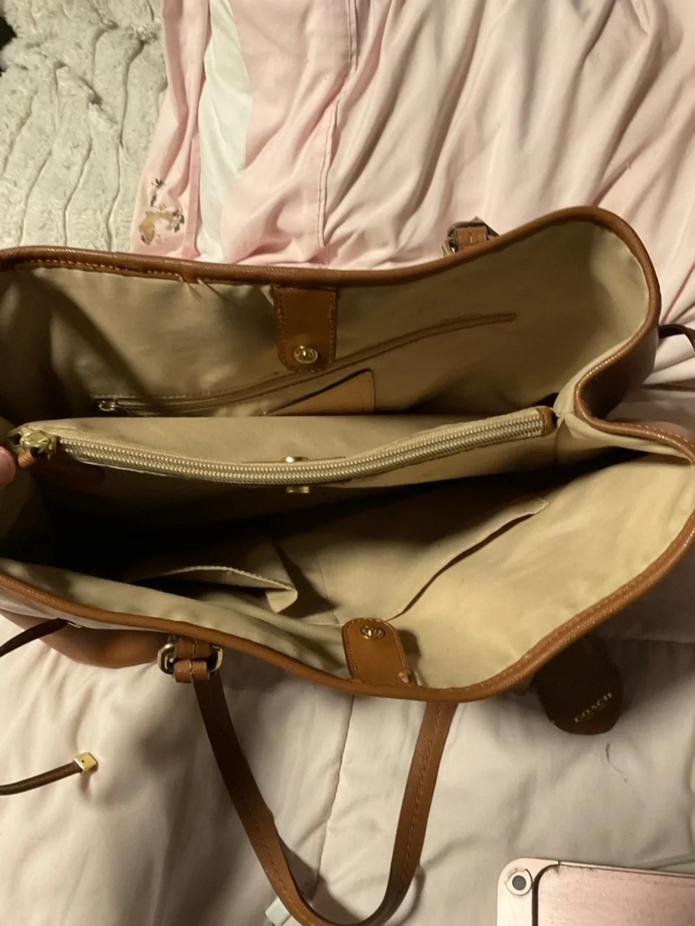 Brown Leather Tote Bag for Men - Classic Carryall